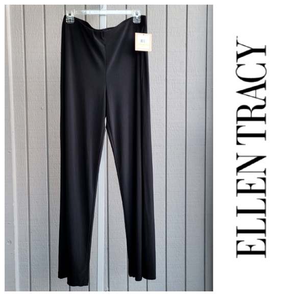 Ellen Tracy Pants - Misses 10-12 Pull-On Straight Leg Poly Spandex Pants | Ellen Tracy | NEW Ladies…